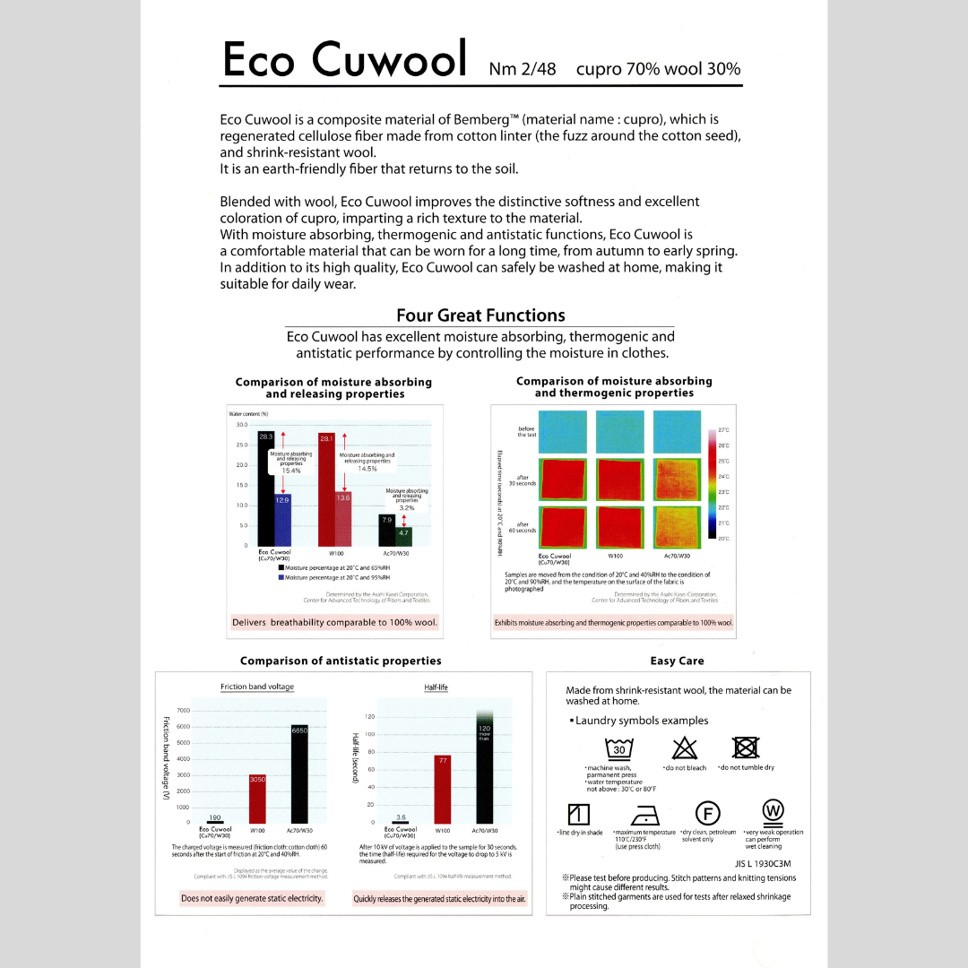 Eco Cuwool/48 colors/@1.0kg